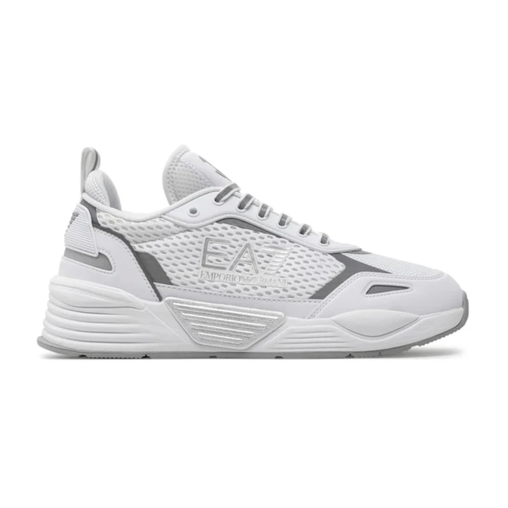 Emporio Armani Ea7 Men's White Sneakers,, Trainers Size 11