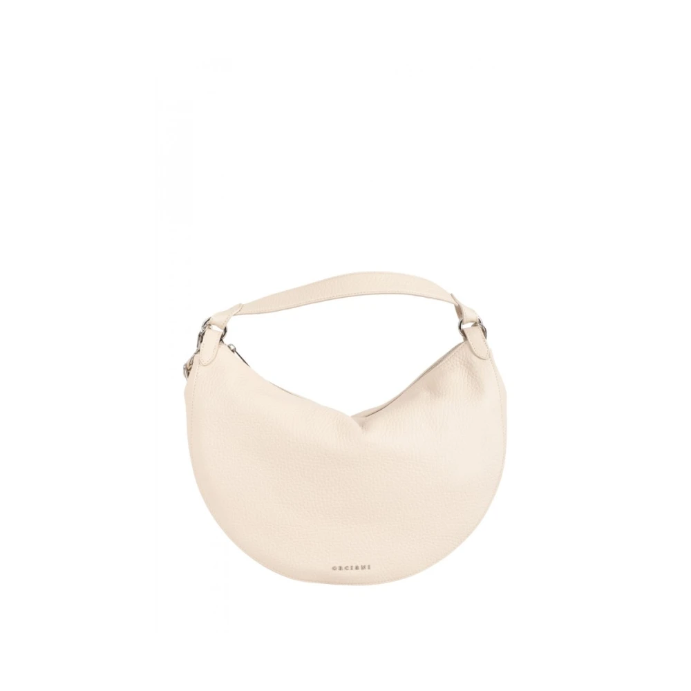 Orciani Women's White Stylish Leather Bag