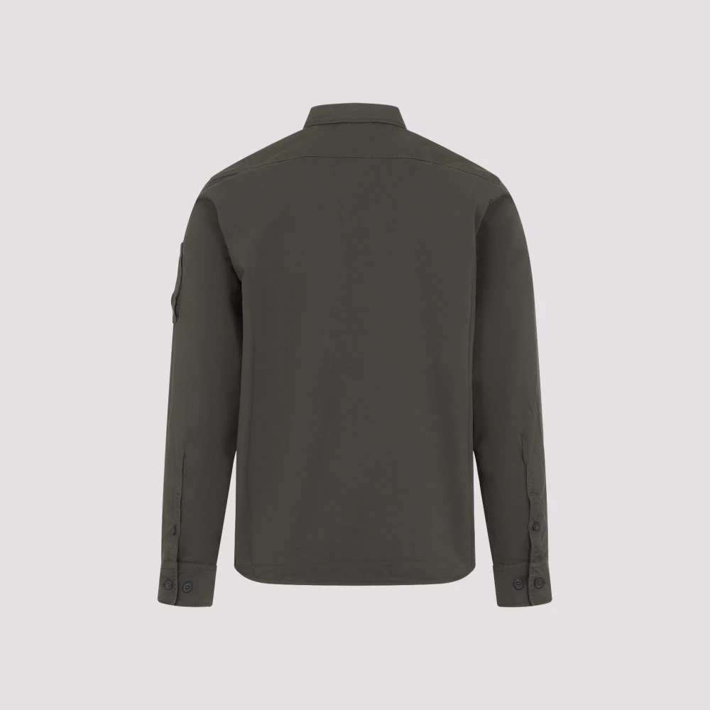 C.P. Company Groen Overhemd Lange Mouwen Green Heren