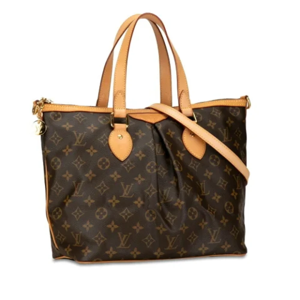 Louis Vuitton Vintage Pre-owned Plastic handbags Brown Dames