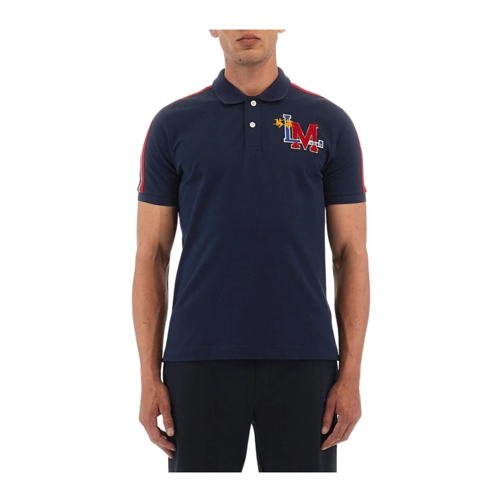 La Martina Men's Blue Polo Shirts, Xl, Regular Fit Polo Shirt