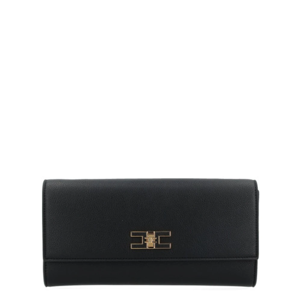 Elisabetta Franchi Zwarte Tas Bs32A51E2-110 Black Dames