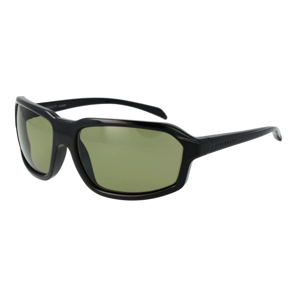 Serengeti Men's Black Polarized Sunglasses For