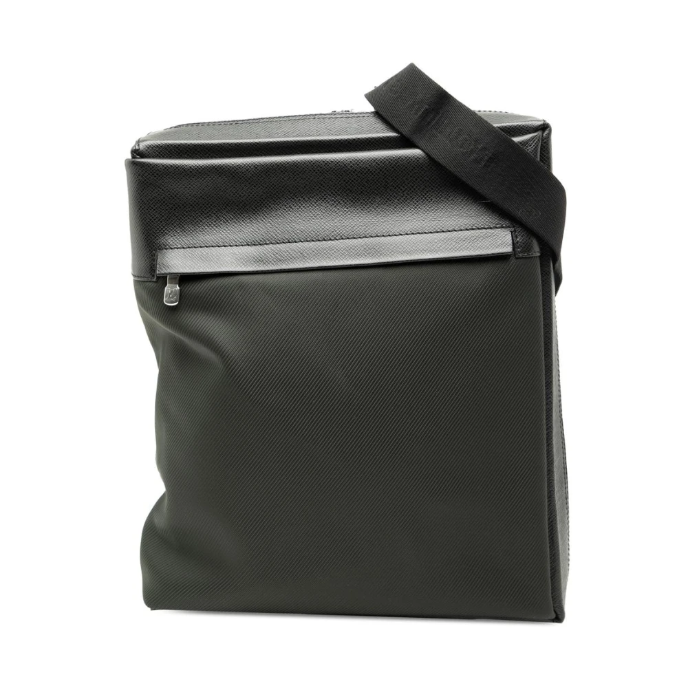 Louis Vuitton Vintage Women's Black Pre-Owned Vertical Soft Trunk Bag