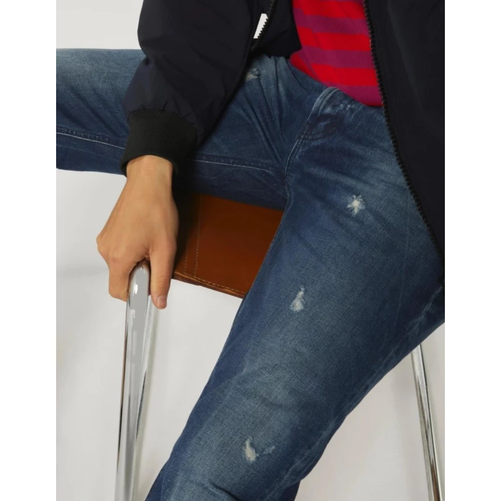 Dondup Slim-Fit Dian Jeans voor Mannen Blue Heren