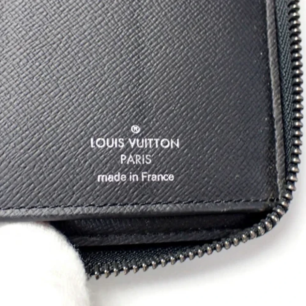 Louis Vuitton Vintage Pre-owned Fabric wallets Black Heren