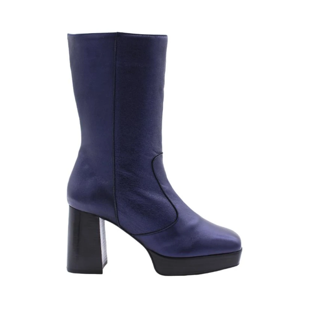 Angel Alarcon Heeled Boots Blue Dames