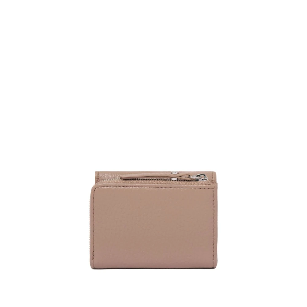 Gianni Chiarini Amandel Beige Lederen Bifold Tas Beige Dames