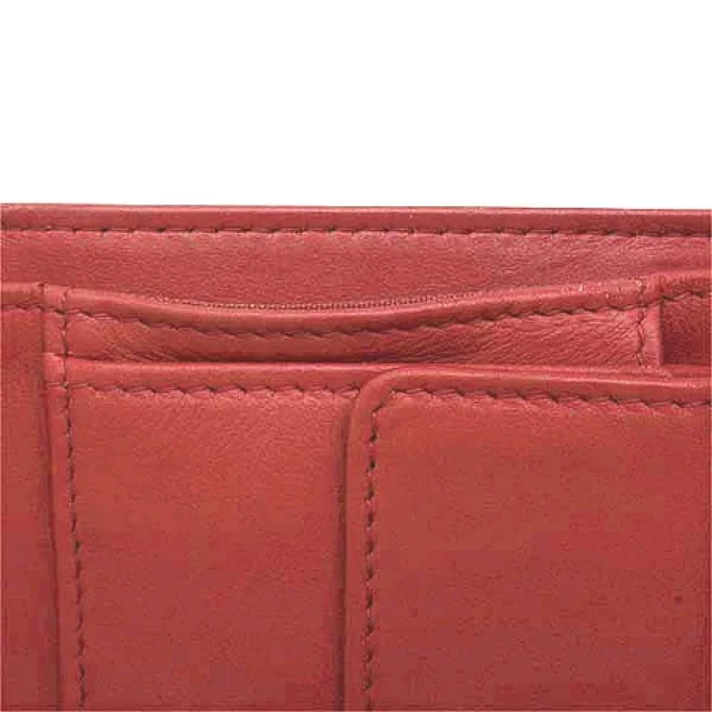 Chanel Vintage Pre-owned Leather wallets Pink Dames