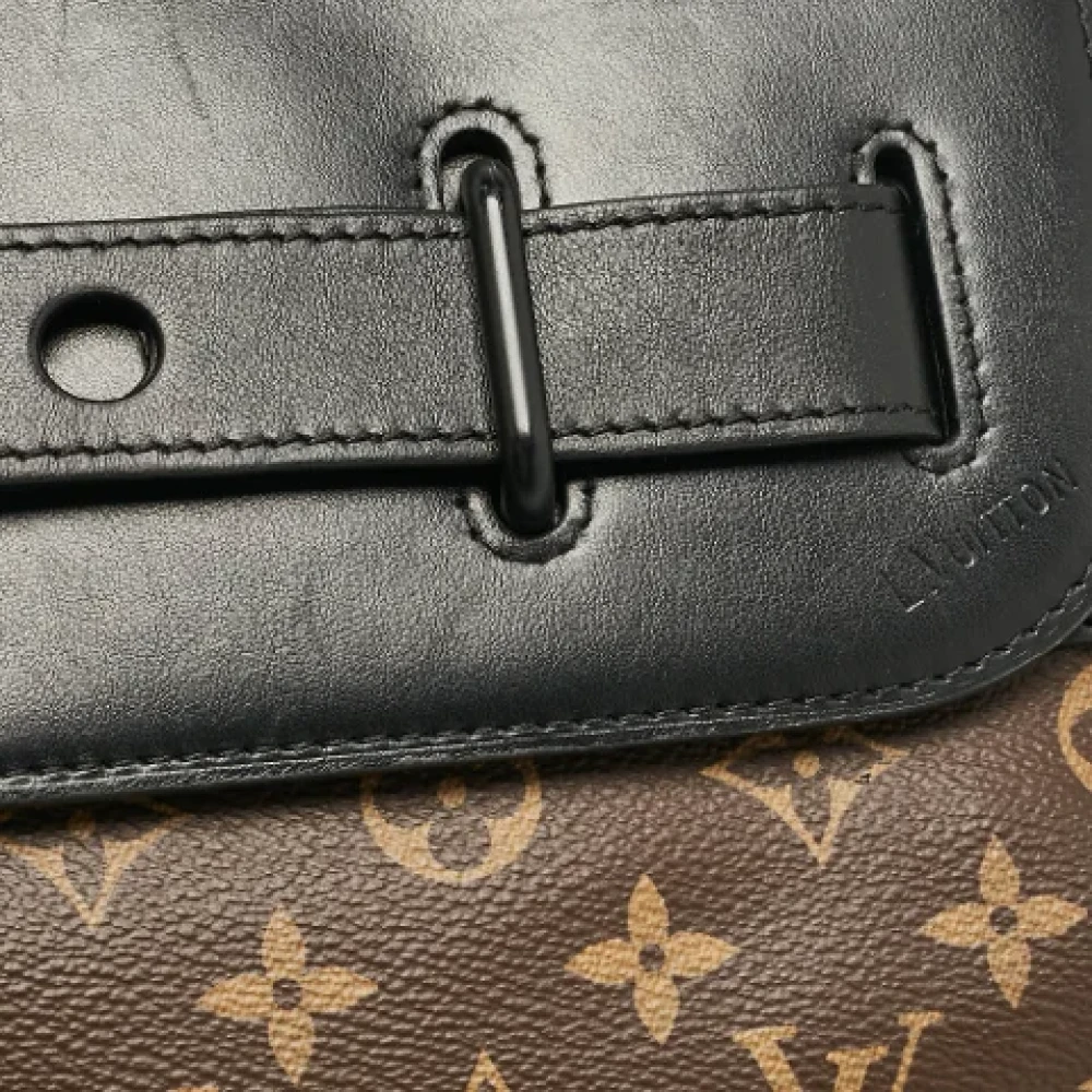 Louis Vuitton Vintage Pre-owned Coated canvas travel-bags Black Dames