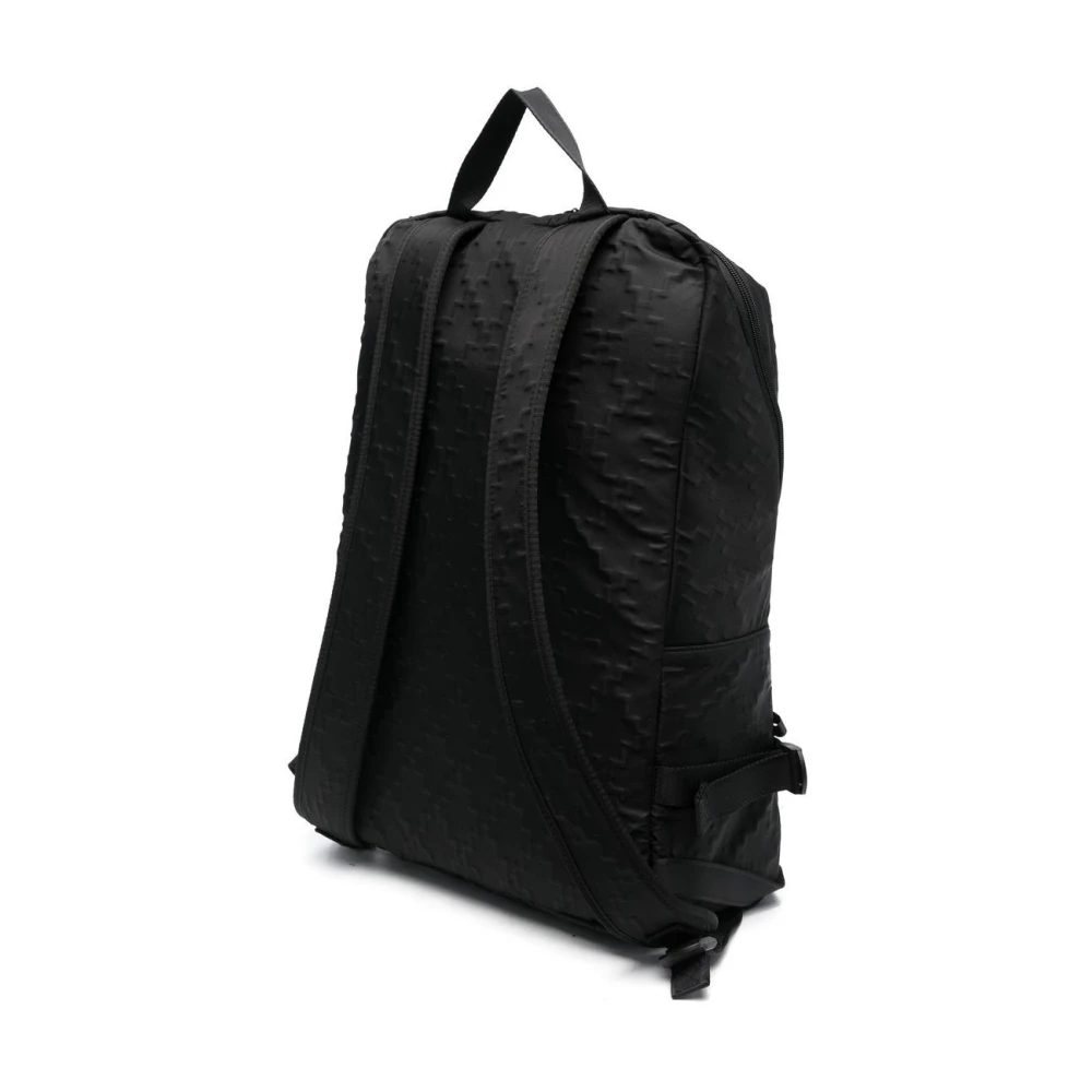 Marcelo Burlon Kruisvierkante Rugzak Black Heren