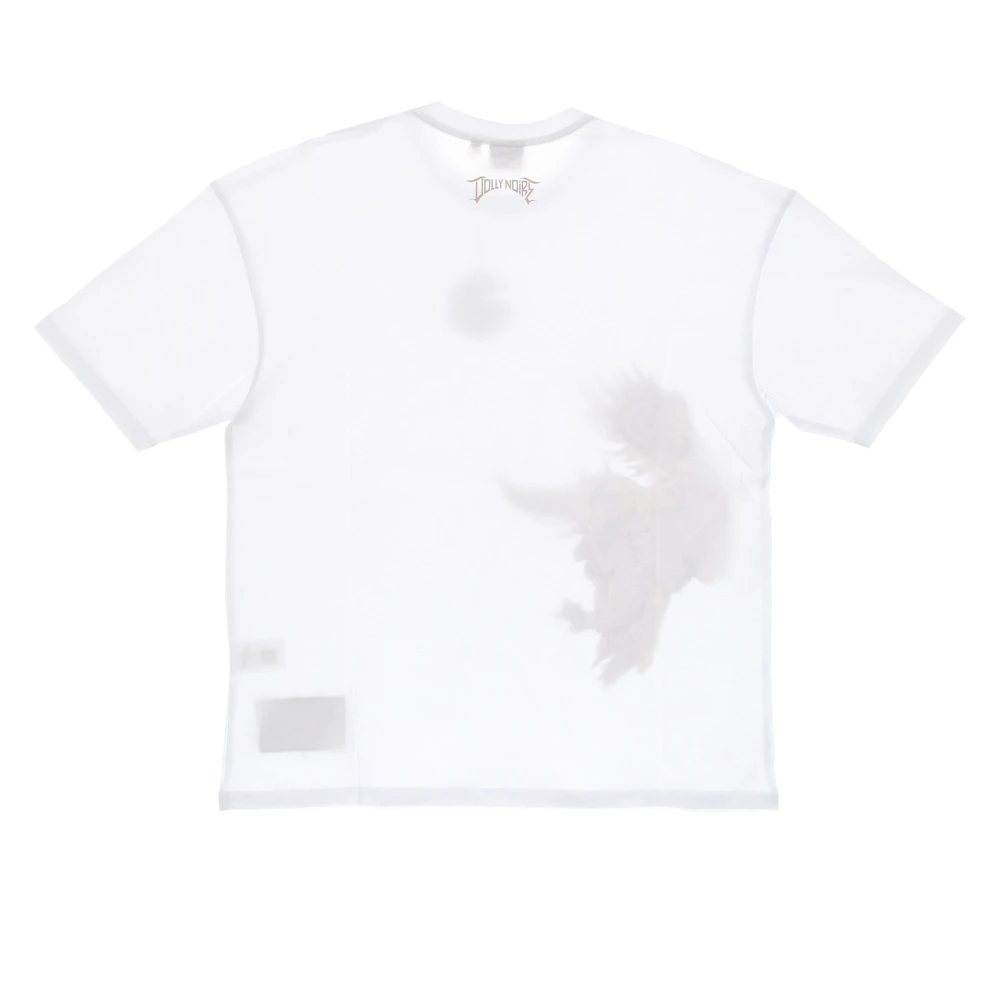 Dolly Noire Adelaar Uil Print Wit T-shirt White Heren