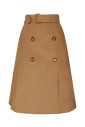 camel-cotton-flared-skirt