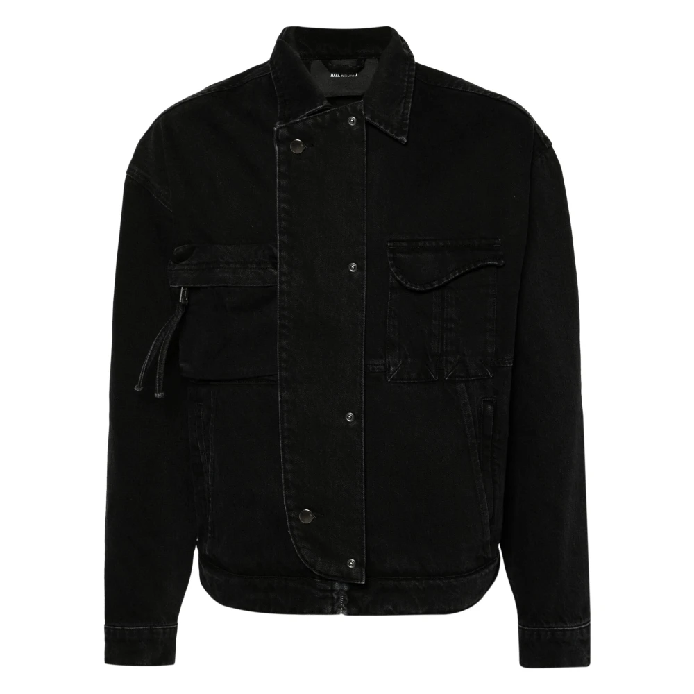 Axel Arigato Svart Cargojacka Casual Stil Black, Herr