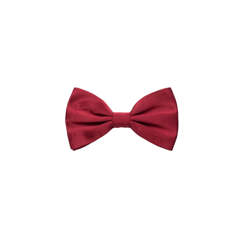 Dolce & Gabbana Men's Bordeaux Silk Papillon Hook Closure