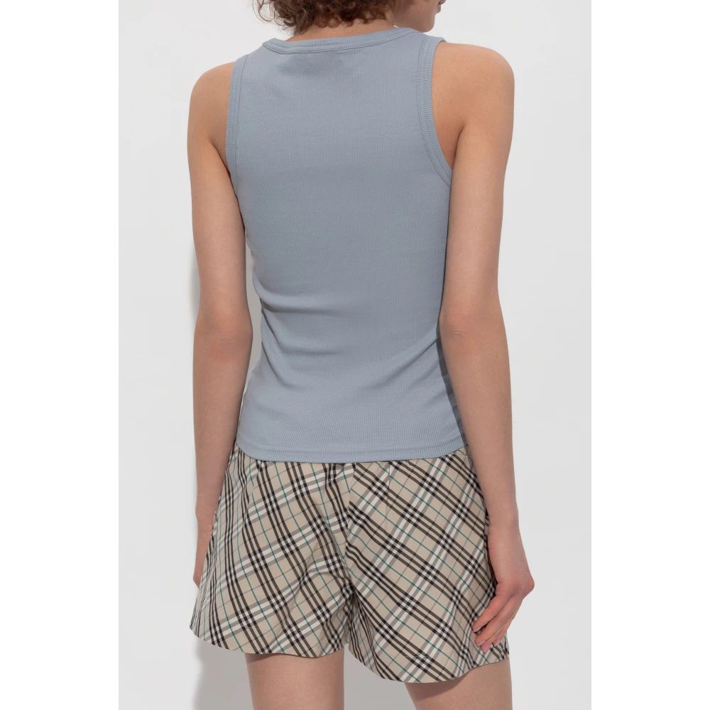 Burberry Gerimpelde top Blue Dames