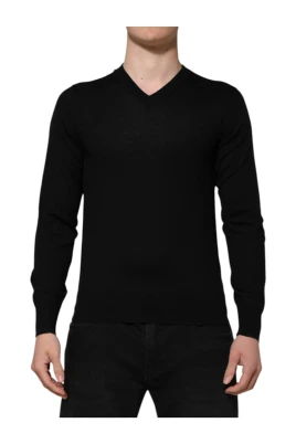 Lyxig Logo Ull Pullover Tröja