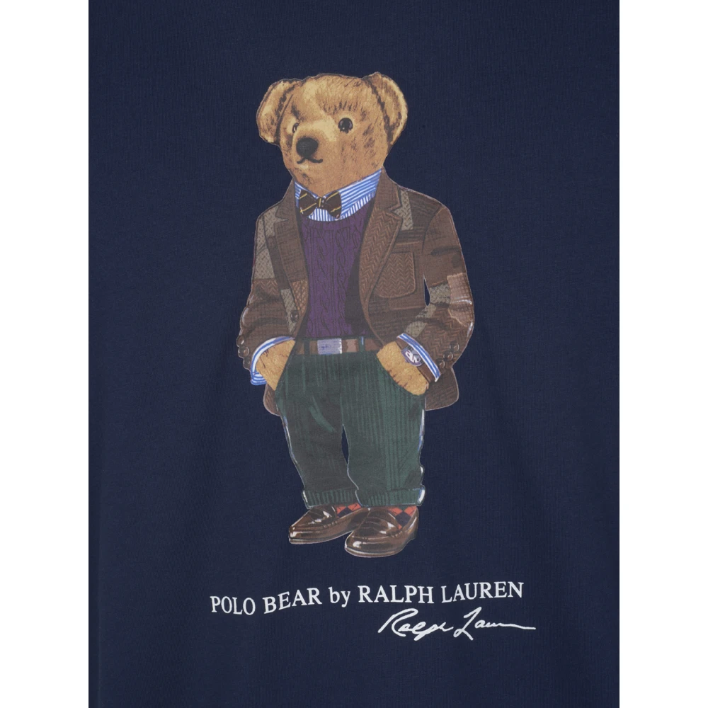 Ralph Lauren Cruise Navy Heritage Bear Overhemden Blue Heren