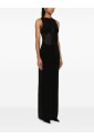 black-sleeveless-floor-length-dress