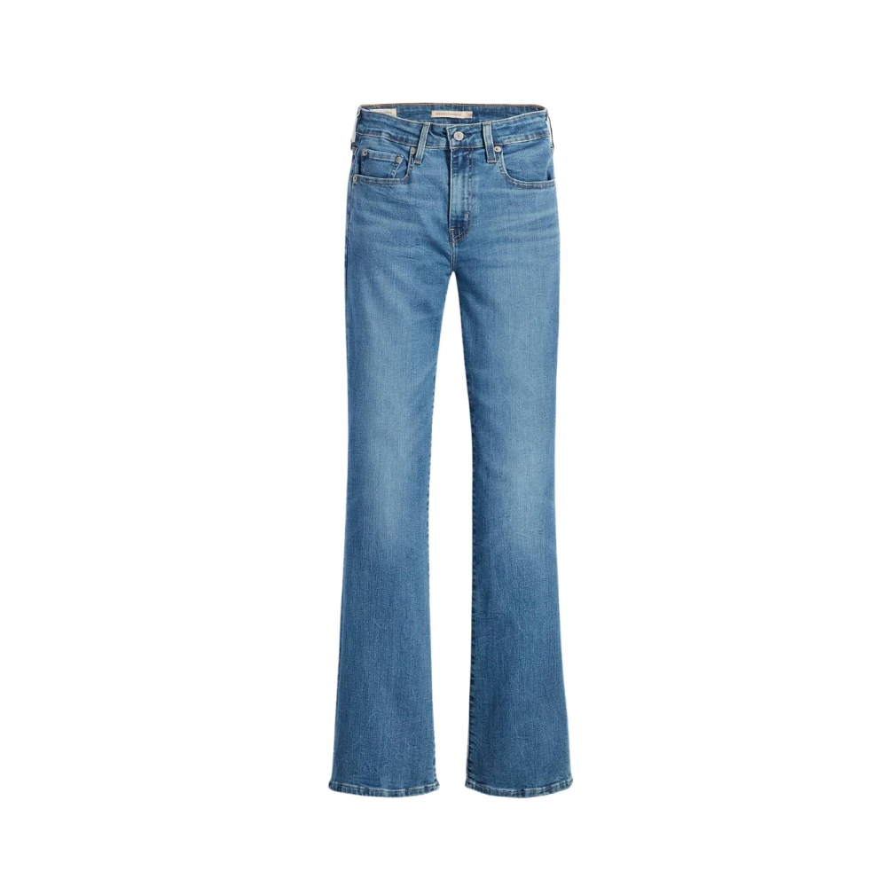 Levi's Hög Midja Bootcut Jeans Blue, Dam