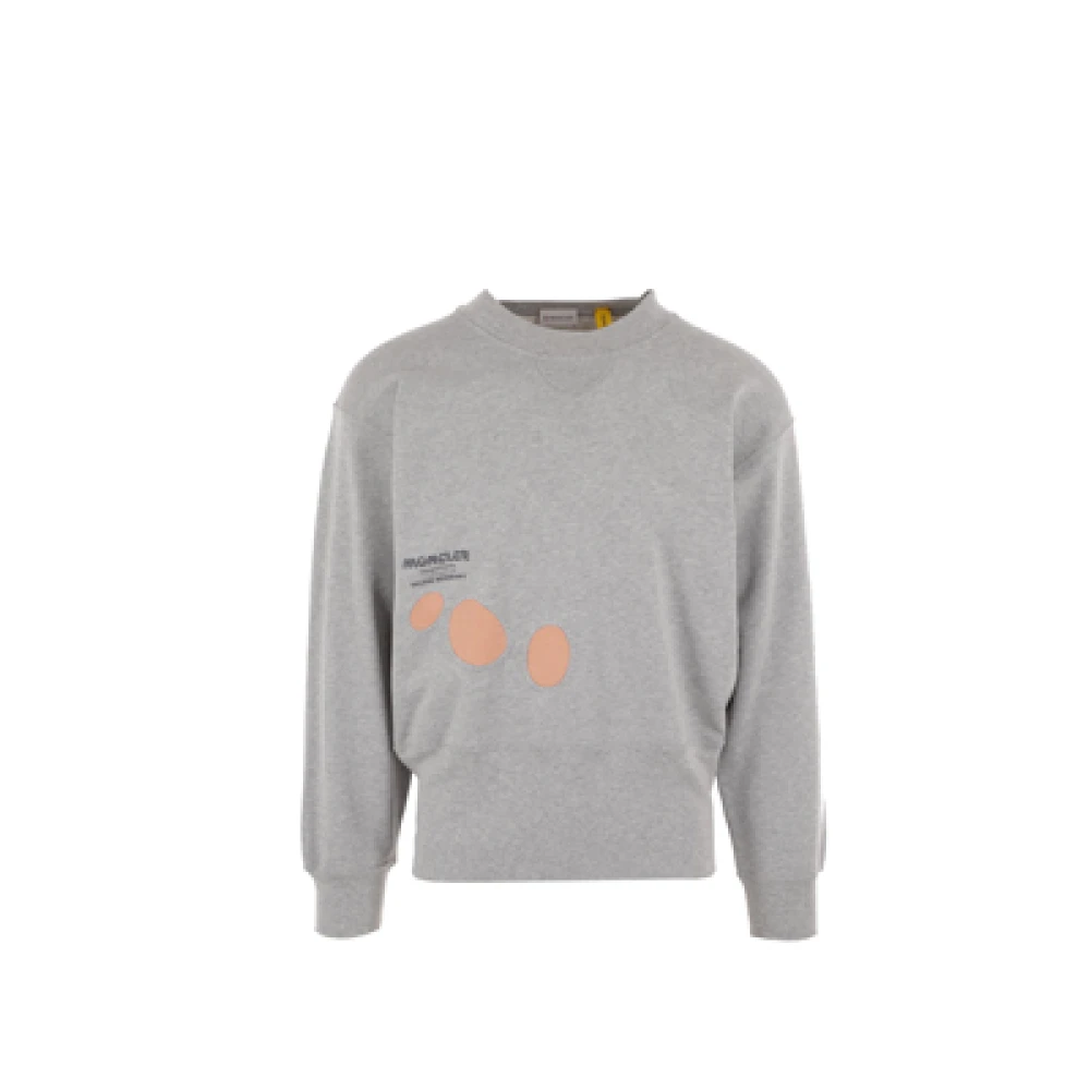 Moncler Sweatshirt met Salehe Bembury Collaboration Gray Heren