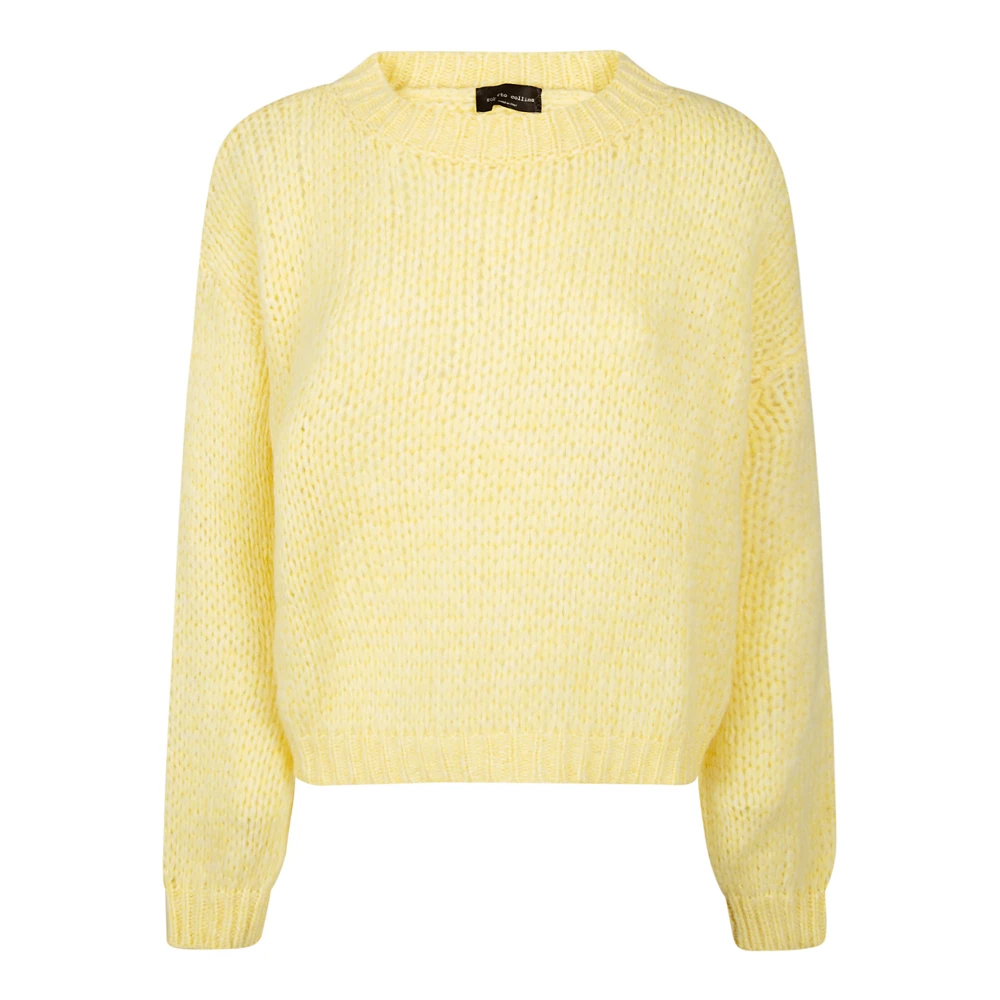 Roberto Collina Gele Sweaters voor Mannen en Vrouwen Yellow Dames