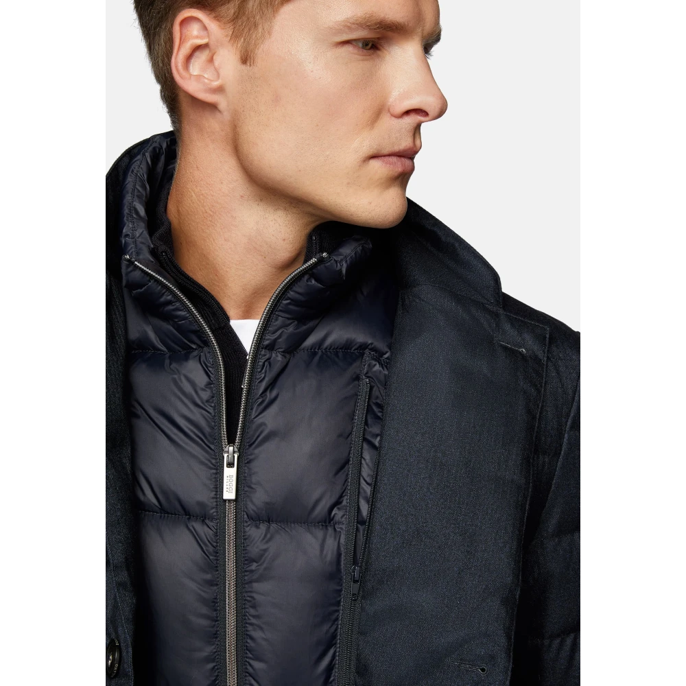 Boggi Milano Waterdichte Echt Donsjack Style Missori Blue Heren