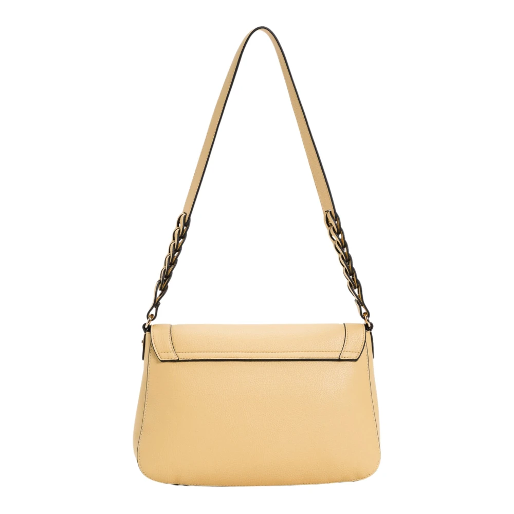 Twinset Gele Logo Tas van PU Materiaal Yellow Dames