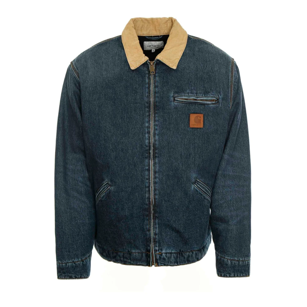 Carhartt WIP Detroit Denim Jack met Gewatteerde Voering Blue Heren