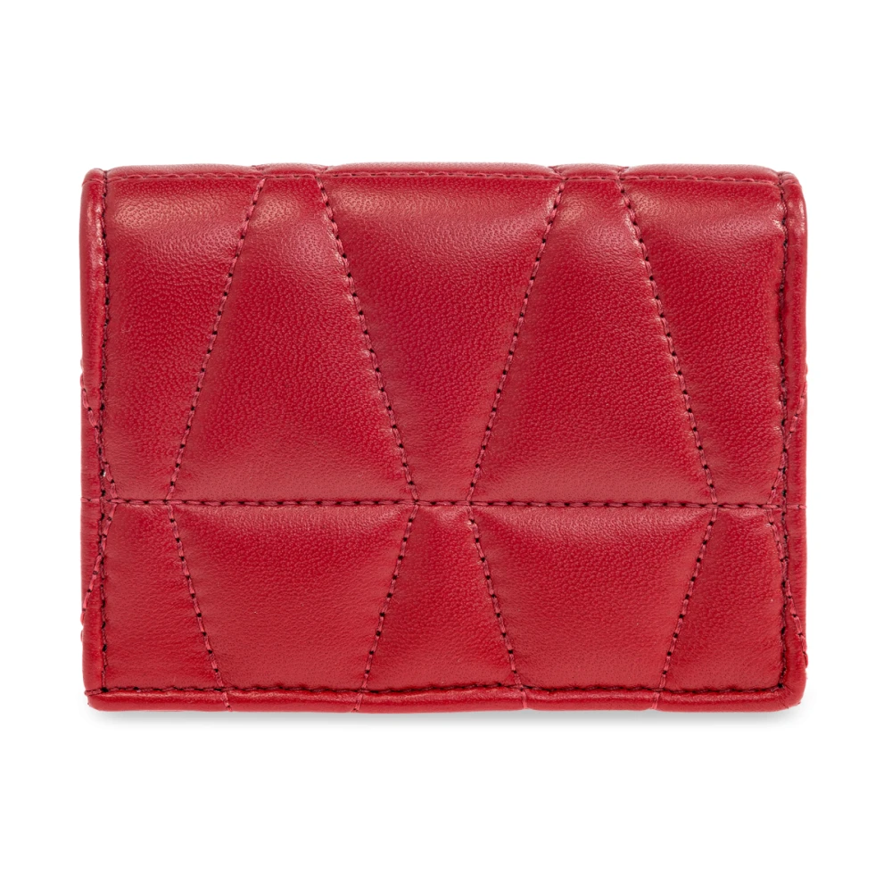 Versace Leren portemonnee Red Dames