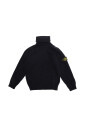 pull-a-col-roule-bleu-avec-patch-logo