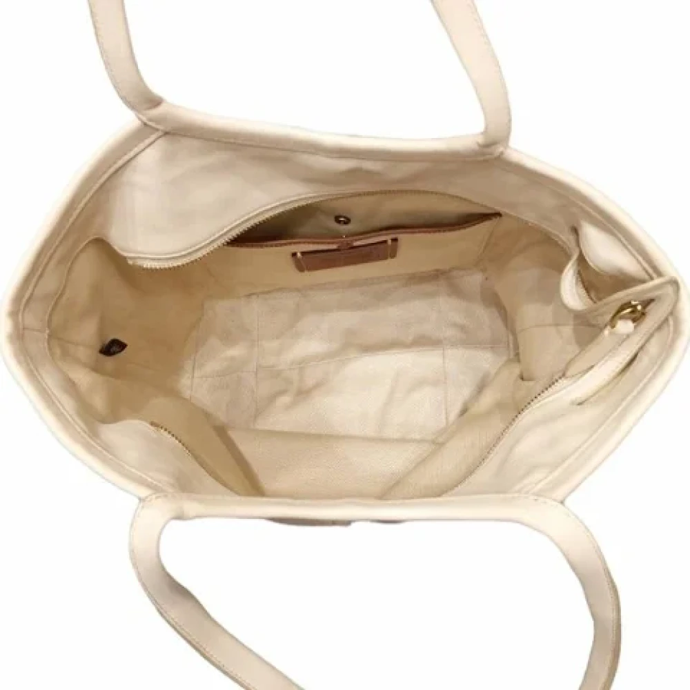 Coach Pre-owned Leather handbags Beige Dames