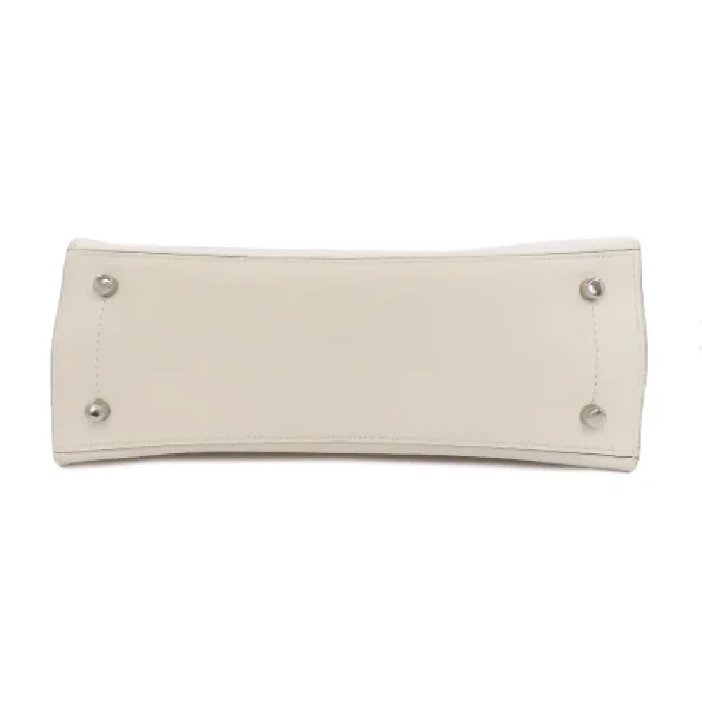 Coach Pre-owned Leather handbags White Dames
