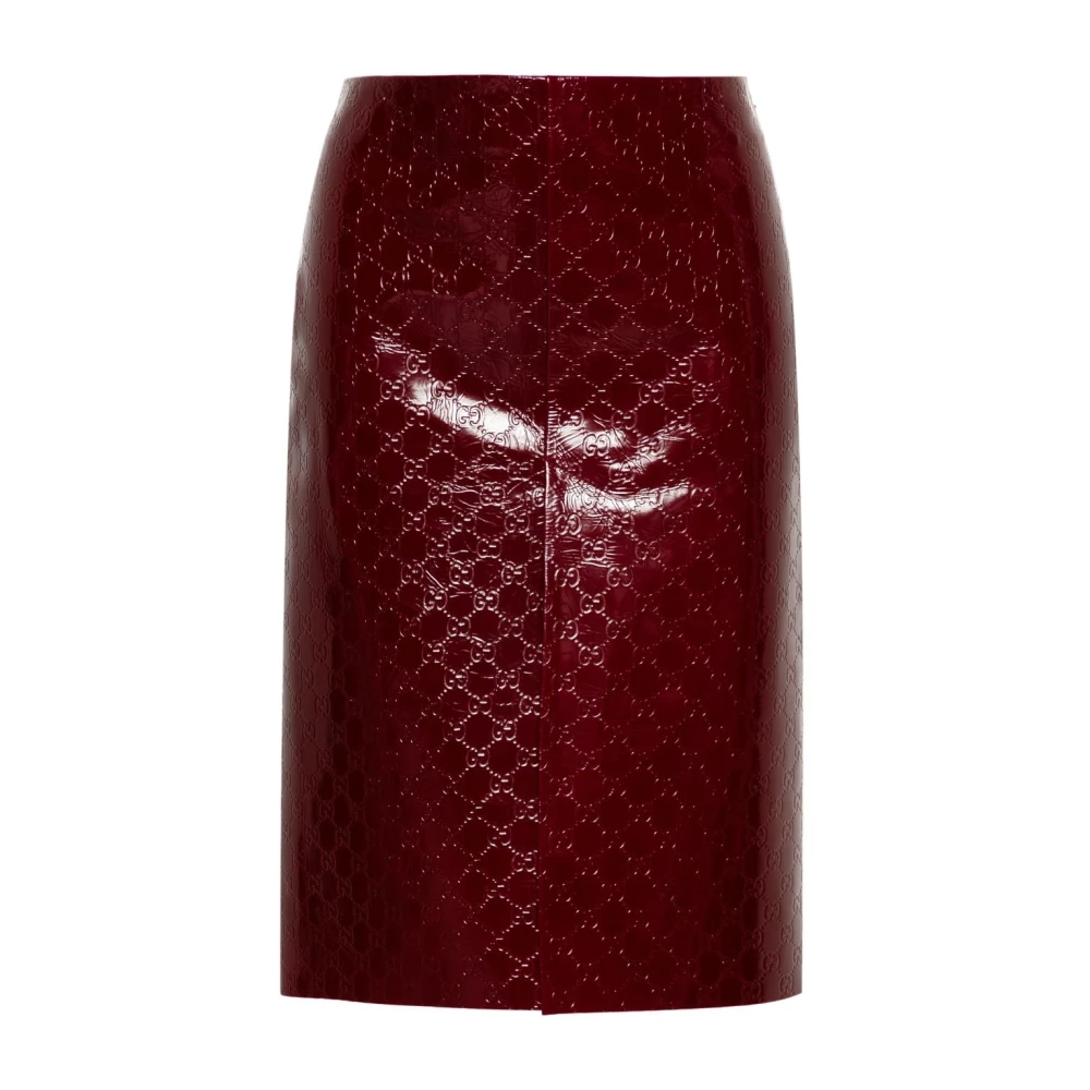 Gucci Midi Skirts Red Dames
