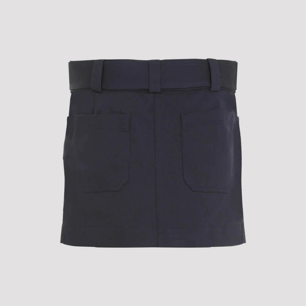 Chloé Eclipse Blue Mini Skirt Blue Dames