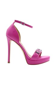 Sandalen met hoge hakken