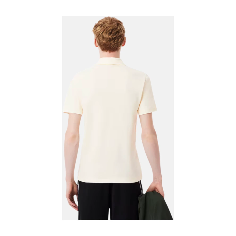 Lacoste Vintage Slim Fit Katoenen Polo White Heren