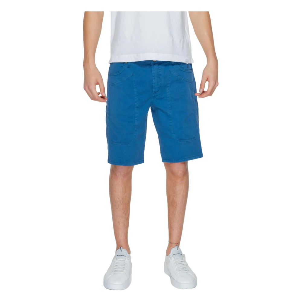 Jeckerson Heren Bermuda Shorts Lente Zomer Collectie Blue Heren