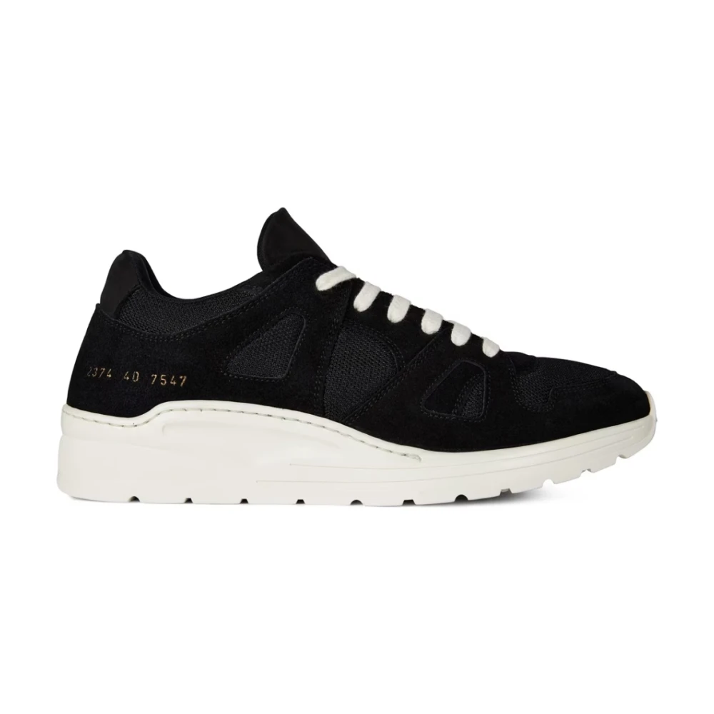 Common Projects Svarta Cross Trainer Sneakers Black, Herr