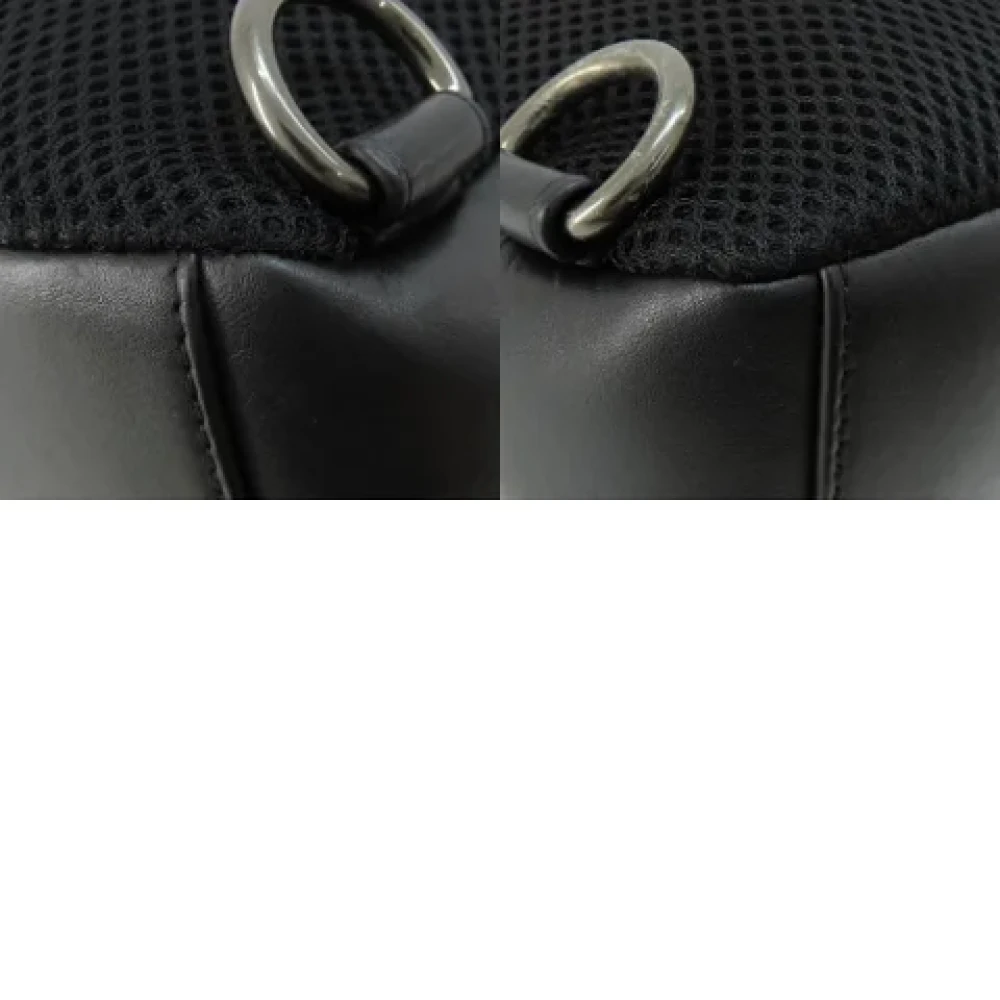 Coach Pre-owned Leather crossbody-bags Black Heren