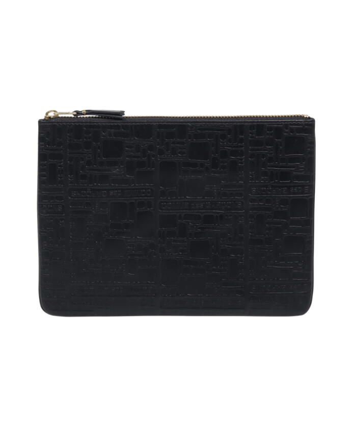 black-embossed-logotype-pouch