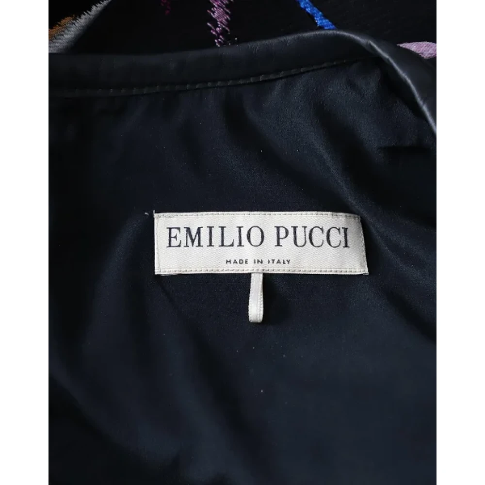 Emilio Pucci Pre-owned Polyester dresses Black Dames