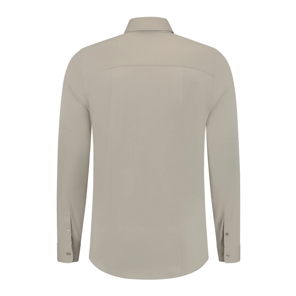 Pure Path Elegant Jersey Shirt Beige Heren