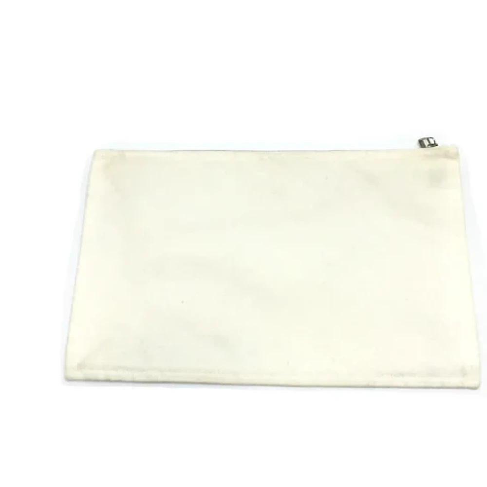 Hermès Vintage Pre-owned Cotton pouches White Dames