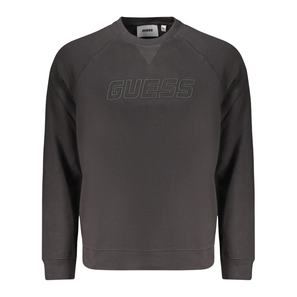 Guess , Sweatshirts, Male, Black, 2XL, New Aldwin Sweatshirt