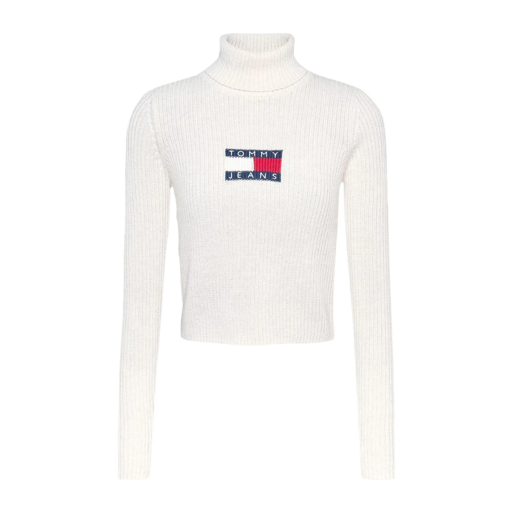 Tommy Jeans Logo Coltrui Wit White Dames
