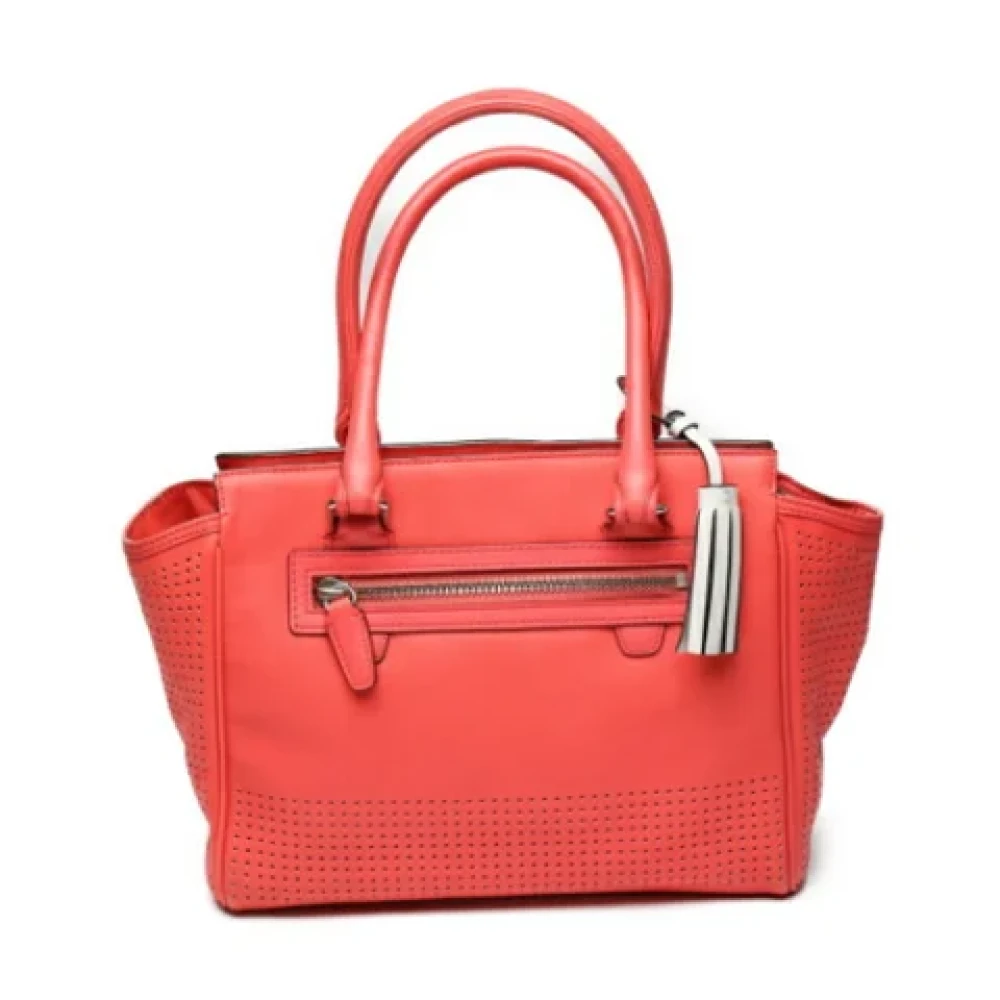 Coach Pre-owned Fabric handbags Orange Dames
