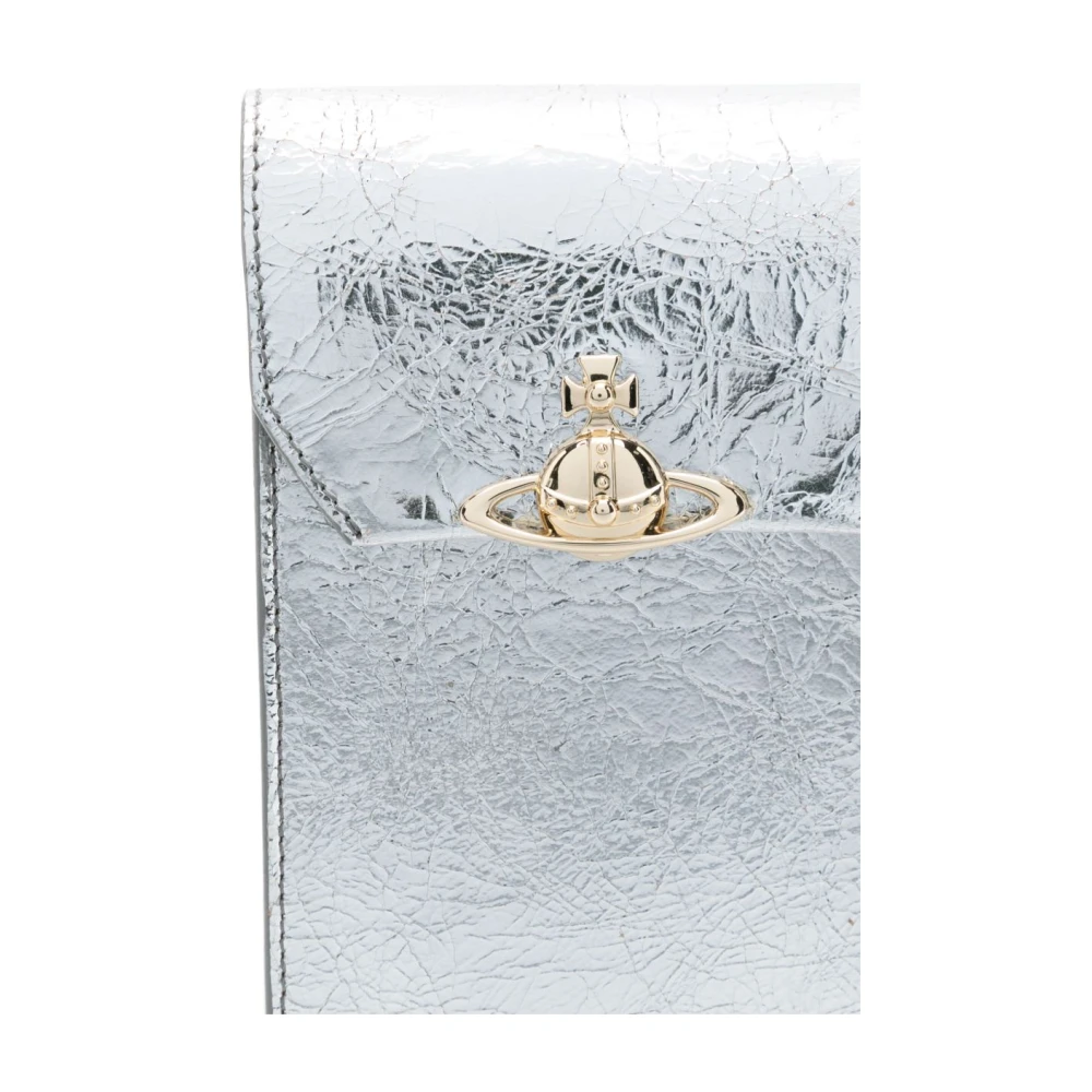 Vivienne Westwood Zilveren I-Tech Schoudertas Gray Dames