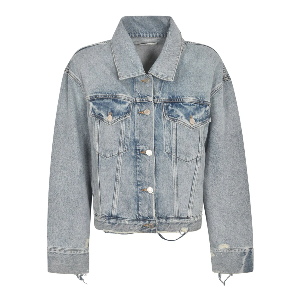 Agolde Denim Jacka Blue, Dam