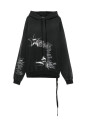 sweat-a-capuche-noir-imprime-esquisse